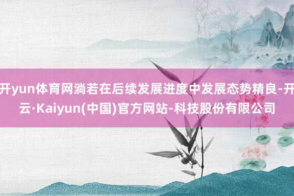 开yun体育网淌若在后续发展进度中发展态势精良-开云·Kaiyun(中国)官方网站-科技股份有限公司